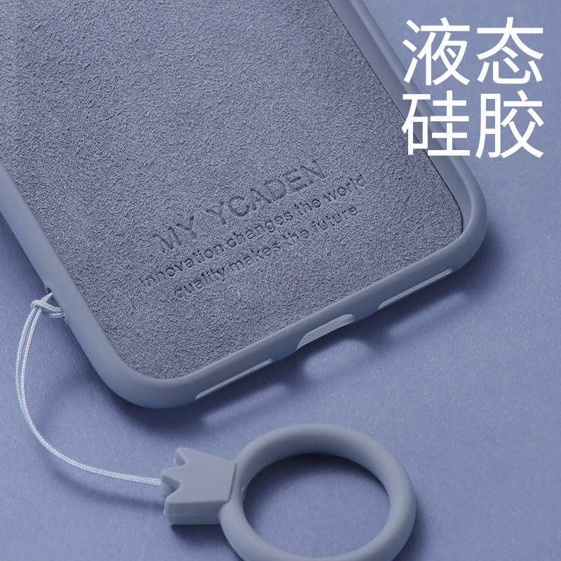 华为mate30pro手机壳 液态硅胶 简约华为mate30pro保护壳全包防摔少女