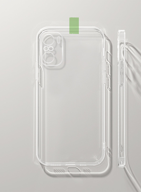 适用于红米k40手机壳k40pro透明k30软硅胶note13简约米11女mi11无图案米8直边Redmi9防摔Note10全包米12轻薄