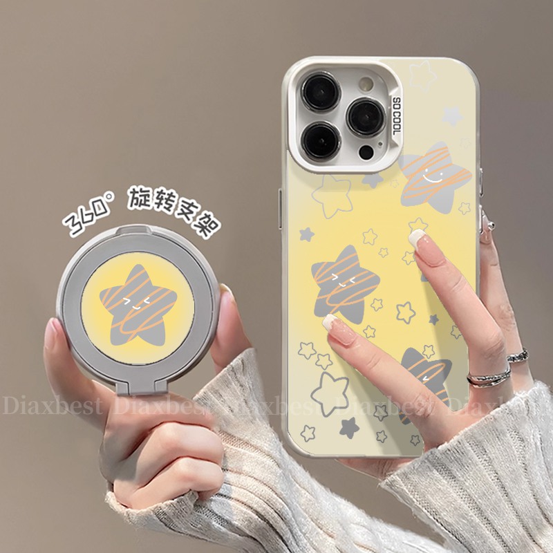 适用iqoo12手机彩银支架壳