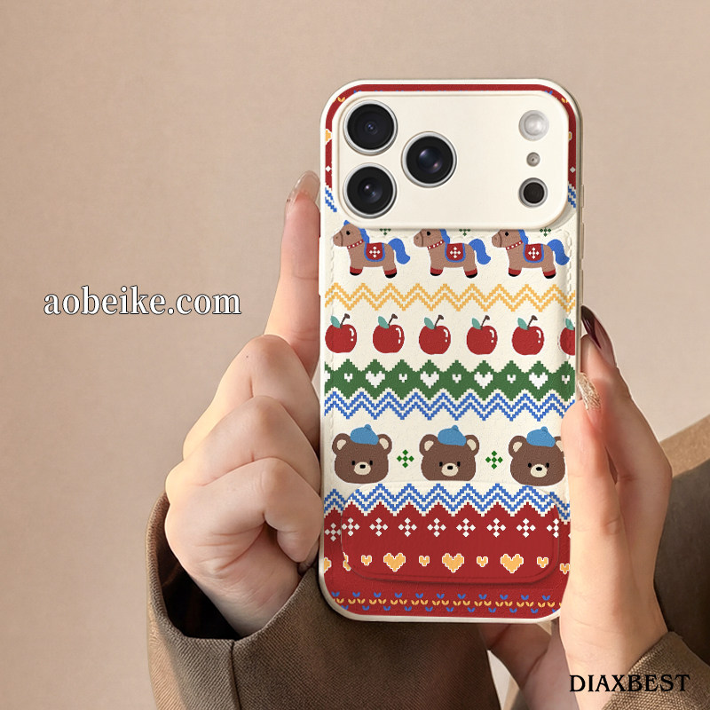 小马熊熊适用于苹果17promax手机壳iPhone16Pro新