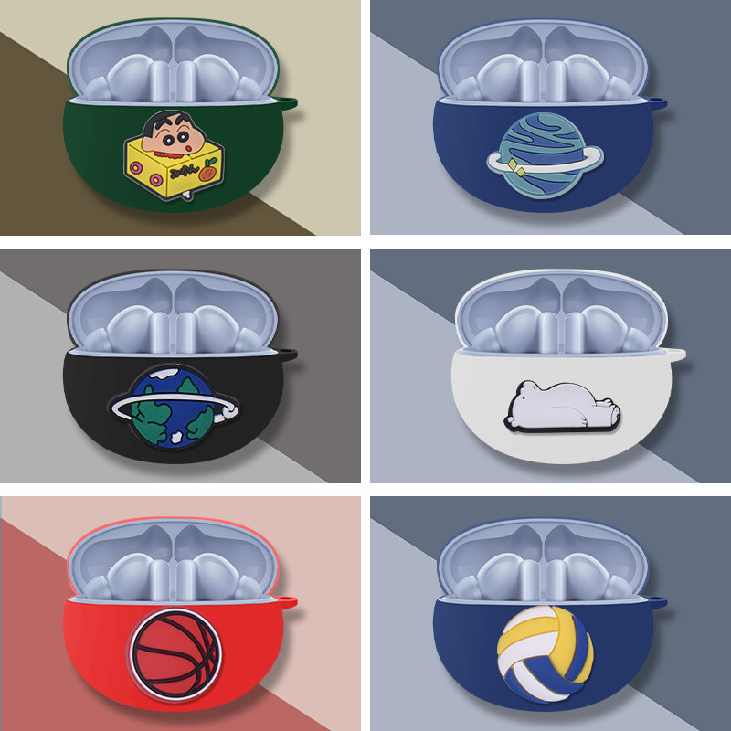 华为freebuds5i保护套适用huawei freebuds 5i真无线蓝牙耳机套硅胶5l情侣软壳可爱卡通耳机仓外盒free5i创意