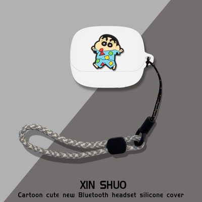 适用SoundPEATS泥炭Air5 Pro Plus蓝牙耳机硅胶保护套卡通动漫连体式软壳泥炭Air5 Pro Plus耳机充电仓保护套