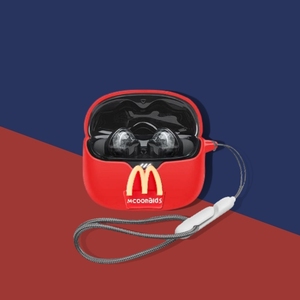 适用jbl小晶豆tune保护套硅胶JBL TUNE FLEX耳机保护壳JBL小晶豆降噪版耳机套无线降噪蓝牙防摔软壳硅胶卡通