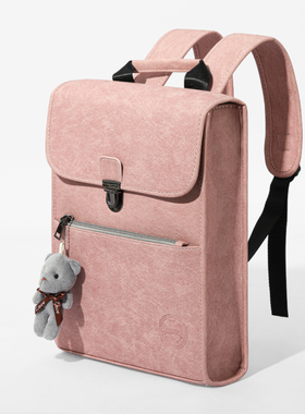 2020新款简约双肩包电脑包适用于女苹果Macbook13联想AIr14华硕15华为pro15.6寸笔记本背包手提拯救者16英寸