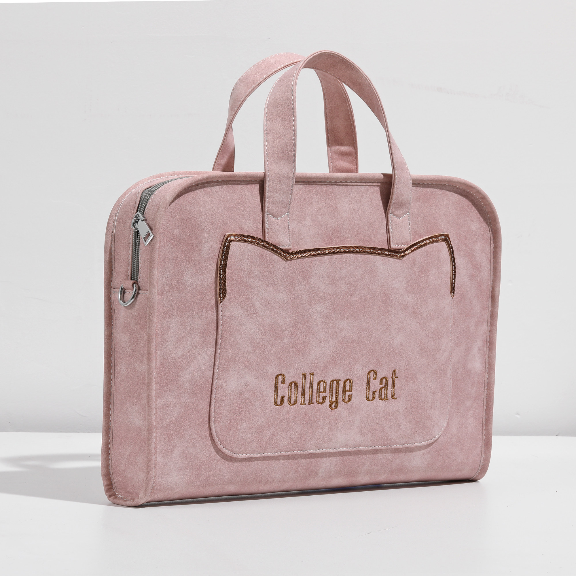 笔记本电脑包女士手提高级感适用华为MateBook14寸苹果macbookair13.3华硕戴尔15.6联想16通勤平板斜跨公文包