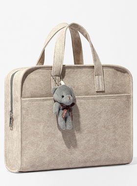 好看的电脑包防摔防震手提适用于苹果笔记本Macbook13.3联想Air14女15.6ins风简约15华为mac13寸pro16戴尔156