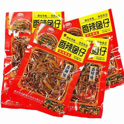 小鱼仔香辣42g夜宵充饥解馋零食