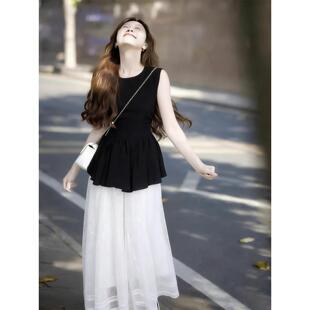 女 小个子半身裙两件套装 2026新款 超火一整套ootd穿搭气质巨好看