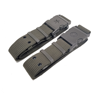 正品编织外腰带军训腰带外腰带帆布编制外腰带卡扣腰带男