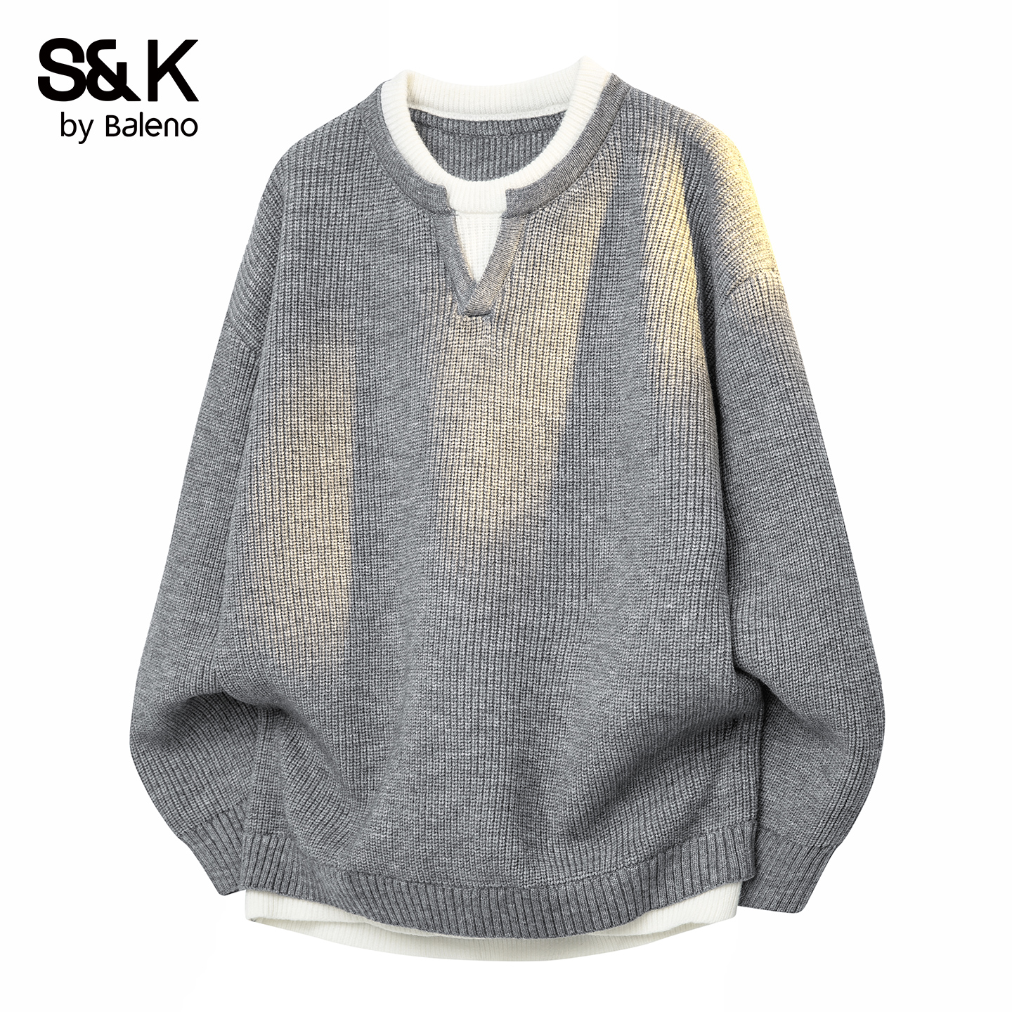 班尼路SK圆领针织衫男士秋季新款