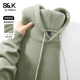 情侣装 帽衫 外套A 青少年绿色男式 班尼路S&K系列卫衣男连帽春秋新款