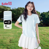 班尼路凉感修身 上衣M 运动户外防晒衣半袖 正肩短袖 t恤女2026夏新款