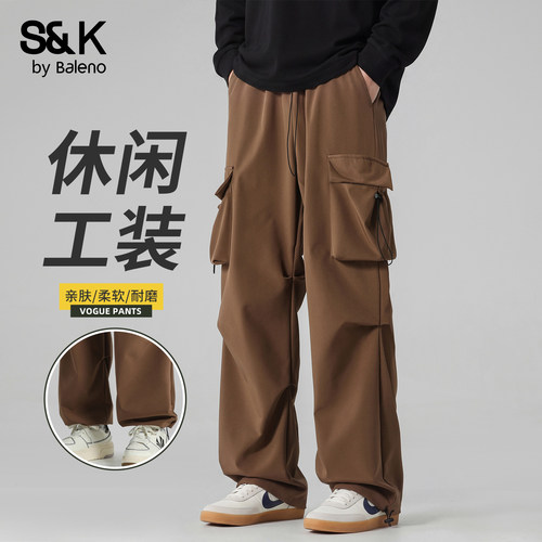 班尼路SK秋季男士工装风休闲裤