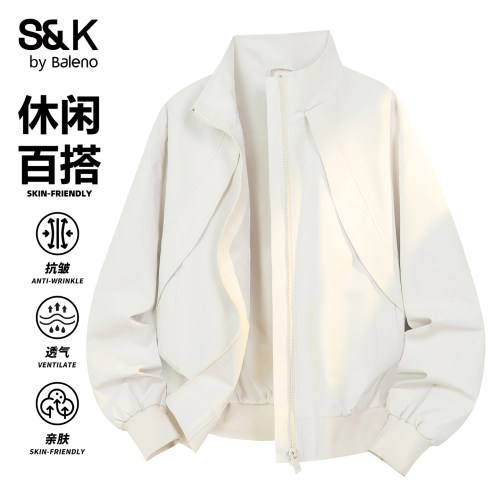 班尼路SK秋季男士立领潮流夹克