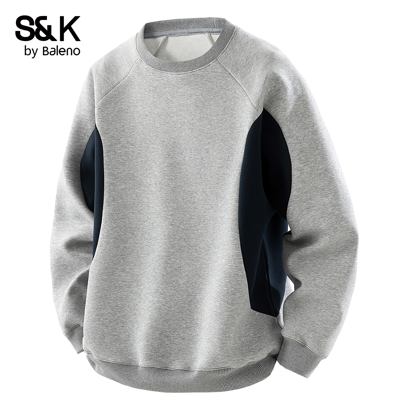 班尼路秋季新款宽松圆领男士卫衣