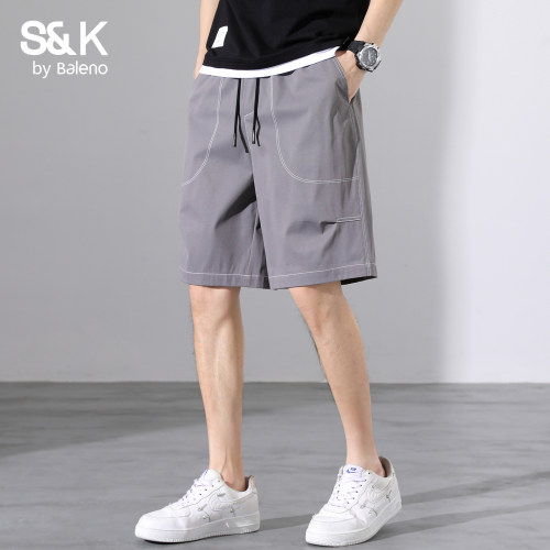 班尼路SK夏季薄款透气休闲短裤男