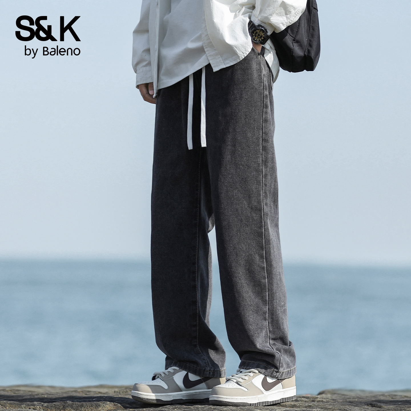 班尼路牛仔裤子男春秋季新款百搭