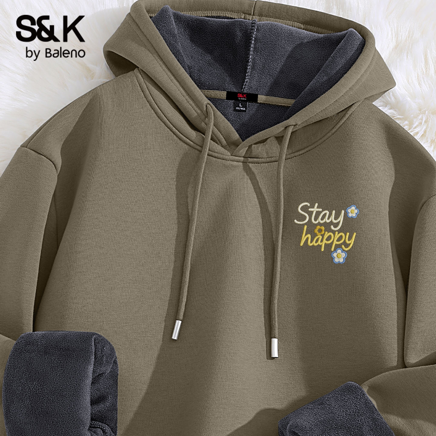 班尼路冬季加绒加厚奥利绒卫衣男