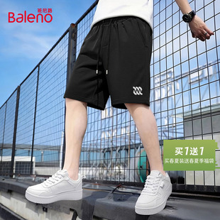 男款 五分裤 夏季 青少年大码 男A 外穿运动潮流沙滩裤 班尼路纯棉短裤