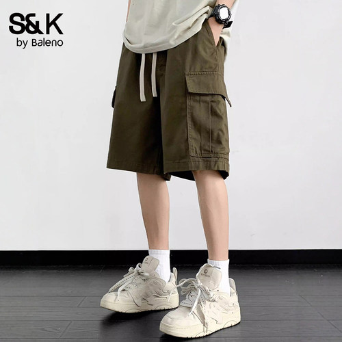 班尼路SK夏季工装风多口袋短裤男