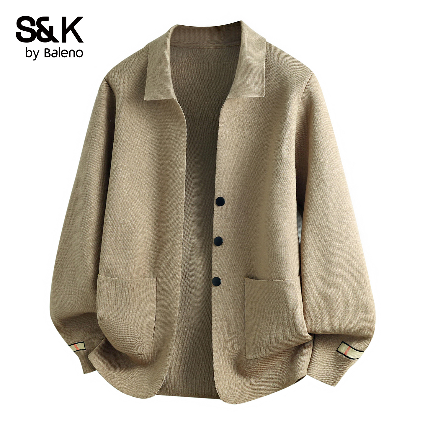 班尼路SK2025新款开衫毛衣男秋季