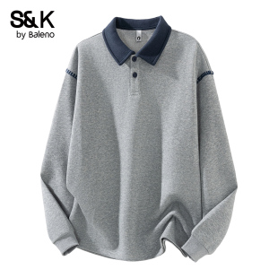 百搭时尚 班尼路SKpolo衫 2026新款 夏季 潮流宽松翻领上衣YS 卫衣男士