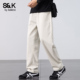 阔腿长裤 班尼路SK直筒商务休闲裤 厚款 宽松潮牌百搭时尚 男士 秋季