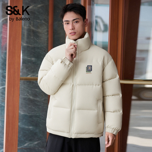 班尼路S&K系列棉服男2025新款 外套LF 冬加厚保暖棉袄情侣棉衣冬装