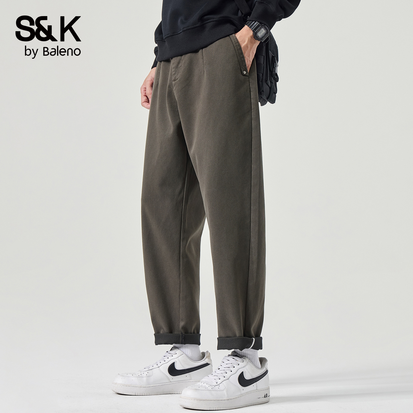 班尼路S&K系列冬季牛仔裤男