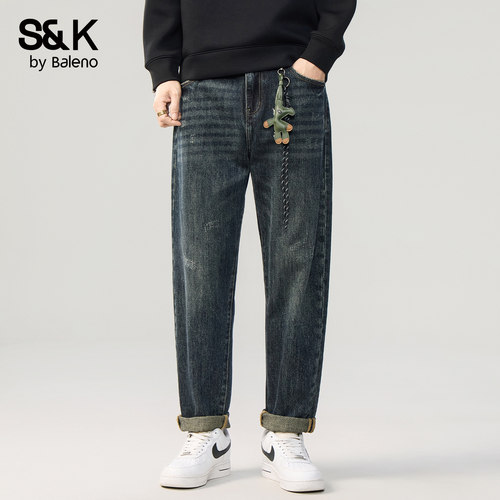 班尼路SK2026新款春夏男士牛仔裤