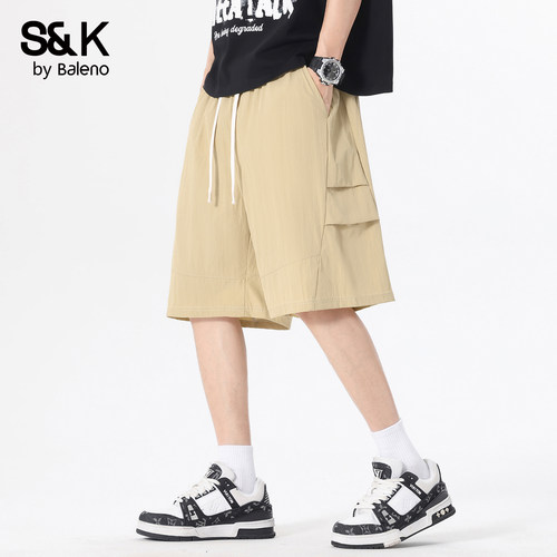 班尼路SK休闲宽松短裤男夏季新款
