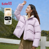 班尼路立领棉服女2025冬季 新款 宽松棉衣韩系保暖面包服棉袄外套Q