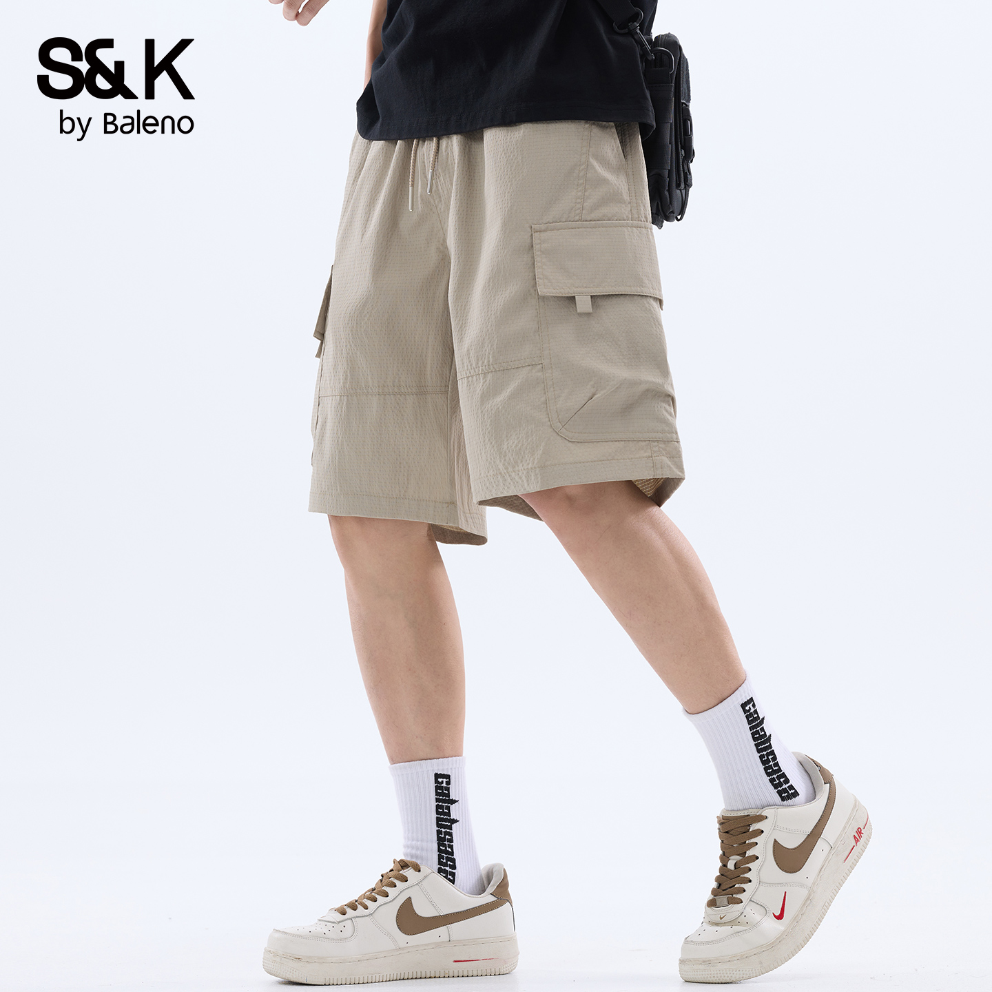 班尼路SK冰丝短裤男夏季薄款新款