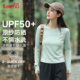 凉感收腰修身 班尼路绿色速干长袖 T恤女2026春夏新款 内搭运动上衣M