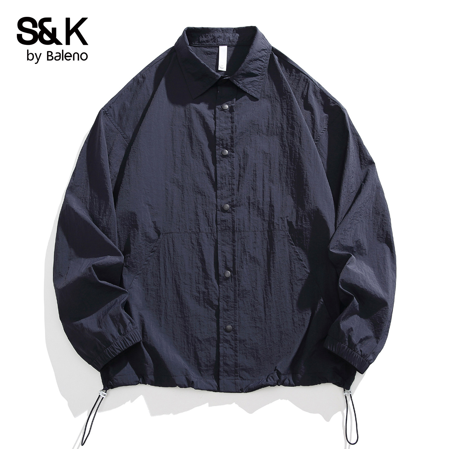 班尼路SK夏季冰感防晒衬衫男宽松日系机能男薄款速干长袖防晒服YS