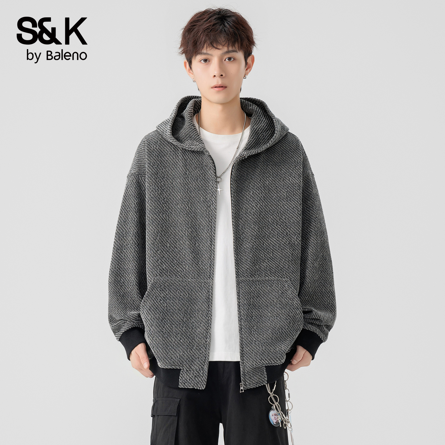 连帽运动套装男秋冬季卫衣