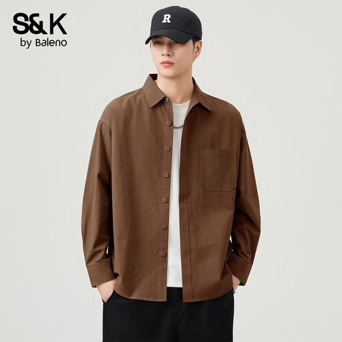 班尼路SK2026新款春夏季男士衬衫