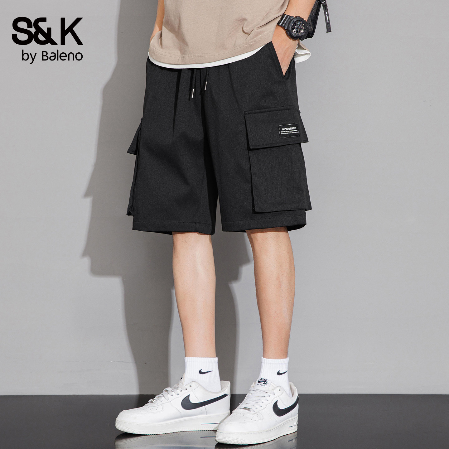 班尼路SK夏季薄款工装短裤男图片