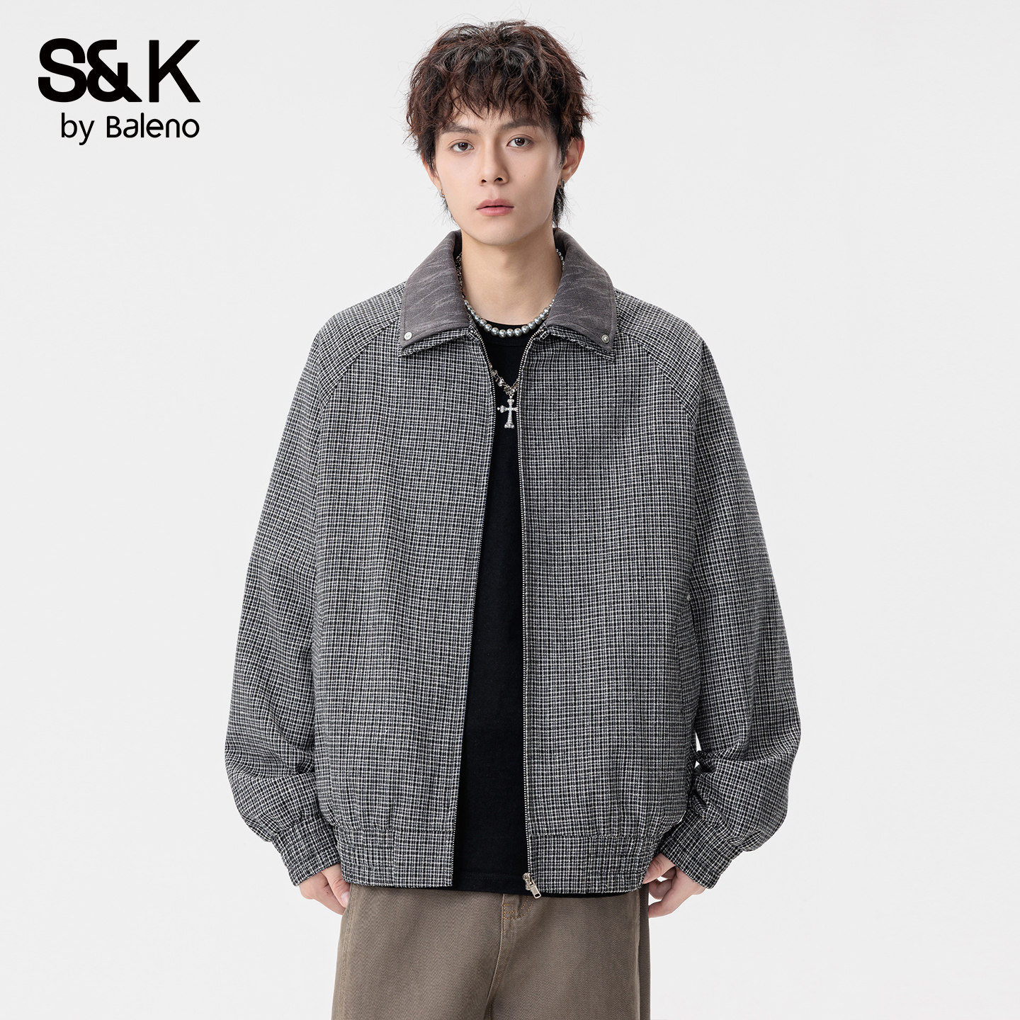 班尼路SK百搭休闲美式帅气夹克