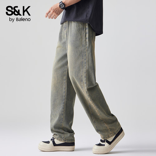 班尼路夏季薄款牛仔裤男士