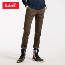 39元 包邮 Baleno 班尼路 88942023 男士休闲抓绒裤