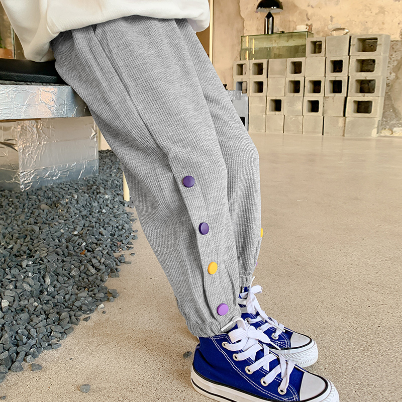 女童加绒裤子新款儿童秋冬款长裤