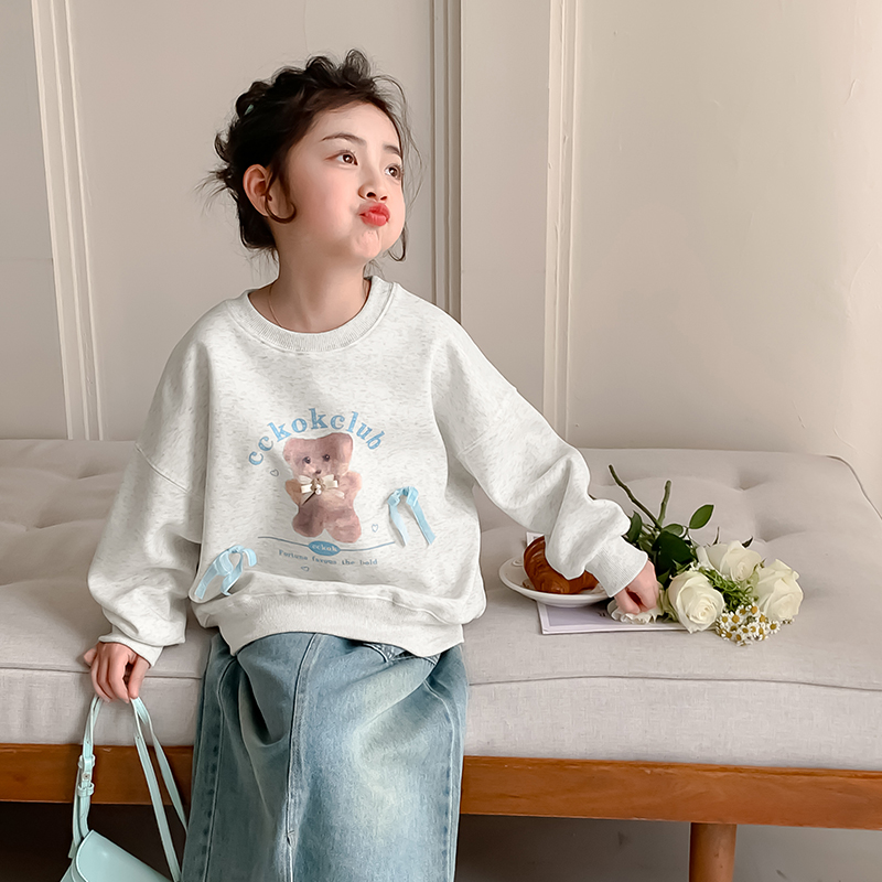 女童卫衣春秋韩版儿童春装长袖