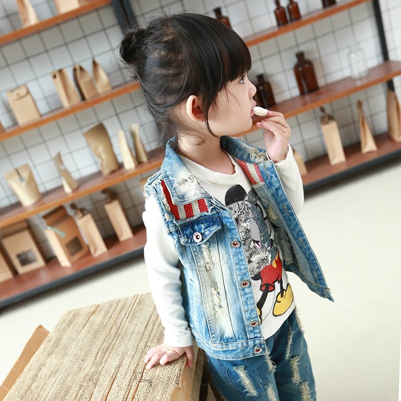 Gilet fille en toile - Ref 2071126 Image 5