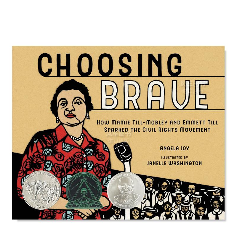 【现货】选择勇敢 Choosing Brave 英文原版儿童绘本故事书8-12岁 玛米·蒂尔-莫布里 精装图画书传记 2023年凯迪克银奖