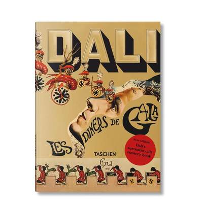 【预售】【TASCHEN】达利菜谱.加拉的晚宴 Dalí. Les d?ners de Gala 英文原版艺术画册画集