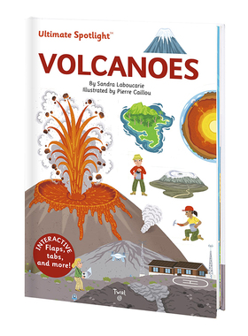 【现货】【Ultimate Spotlight】Volcanoes，【极致焦点翻翻立体书】火山 英文原版图书籍进口正版 Sophie Dussausois 儿童趣味