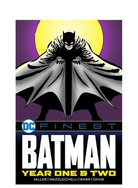 【预售】蝙蝠侠：第一年与第二年 Batman: Year One & Two 英文进口原版漫画图书Various外文图书籍