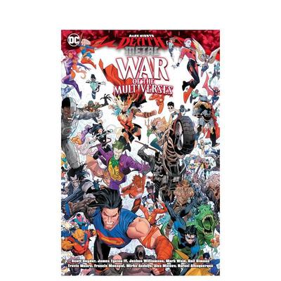 【预售】暗夜骑士：死亡金属之多元宇宙的战争 Dark Nights: Death Metal: War of the Multiverses  英文漫画 外文进口原版图书籍
