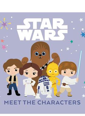 【预售】星球大战：角色介绍绘本 Star Wars: Meet the Characters 英文进口原版儿童绘本图书Penguin Random House Children's UK